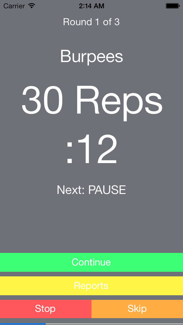 Emulate iPhone app Fitness Timer - by WillWorks using MyAndroid Emulate iPhone app Fitness Timer - by WillWorks using MyAndroid
