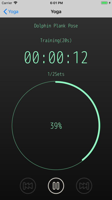 Emulate iPhone app Fitness & Training Timer using MyAndroid