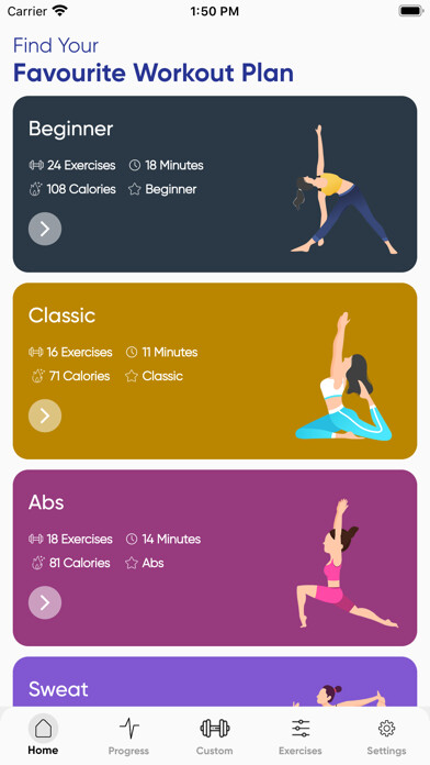 Emulate iPhone app Fitness Workout & Weight Gain using MyAndroid