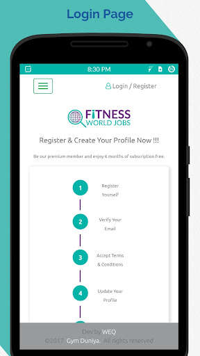 Run android online APK Fitness World Jobs from MyAndroid or emulate Fitness World Jobs using MyAndroid