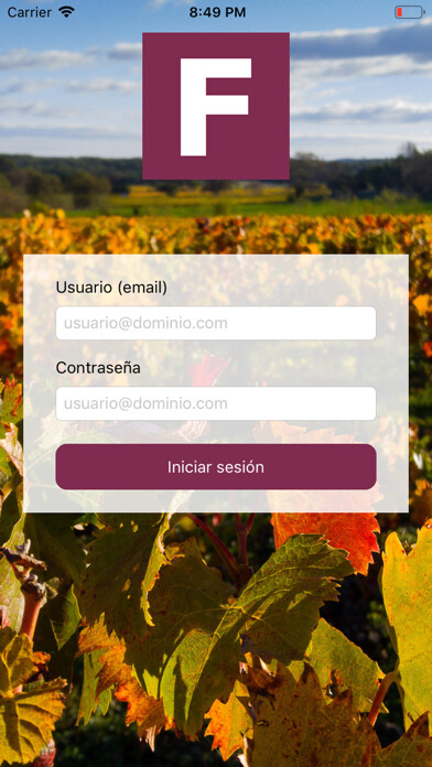 Emulate iPhone app FITOS.es using MyAndroid