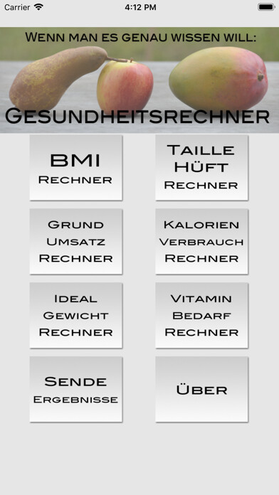 Emulate iPhone app Fit-Rechner using MyAndroid Emulate iPhone app Fit-Rechner using MyAndroid