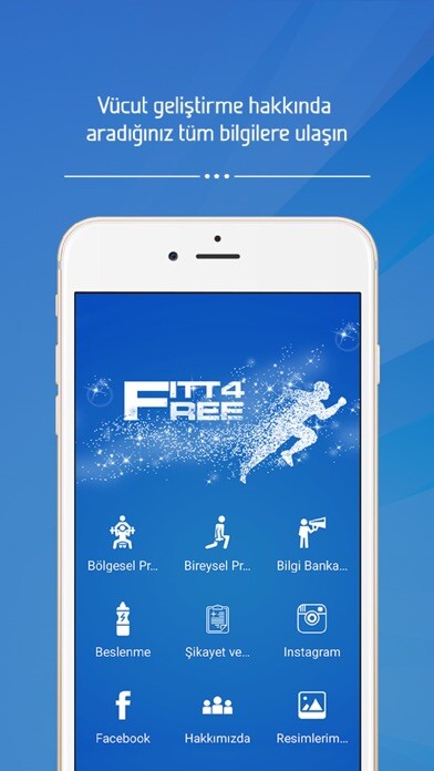 Emulate iPhone app Fitt4Free Body Building using MyAndroid