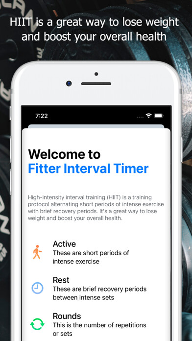 Emulate iPhone app Fitter - Interval Timer using MyAndroid Emulate iPhone app Fitter - Interval Timer using MyAndroid