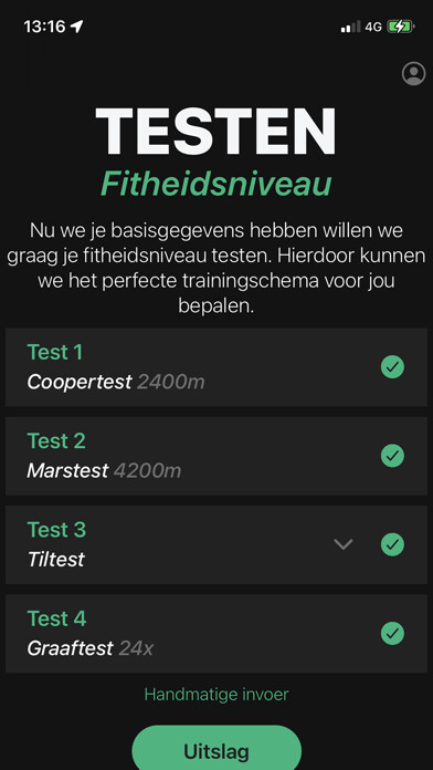 Emulate iPhone app Fit voor de Keuring using MyAndroid
