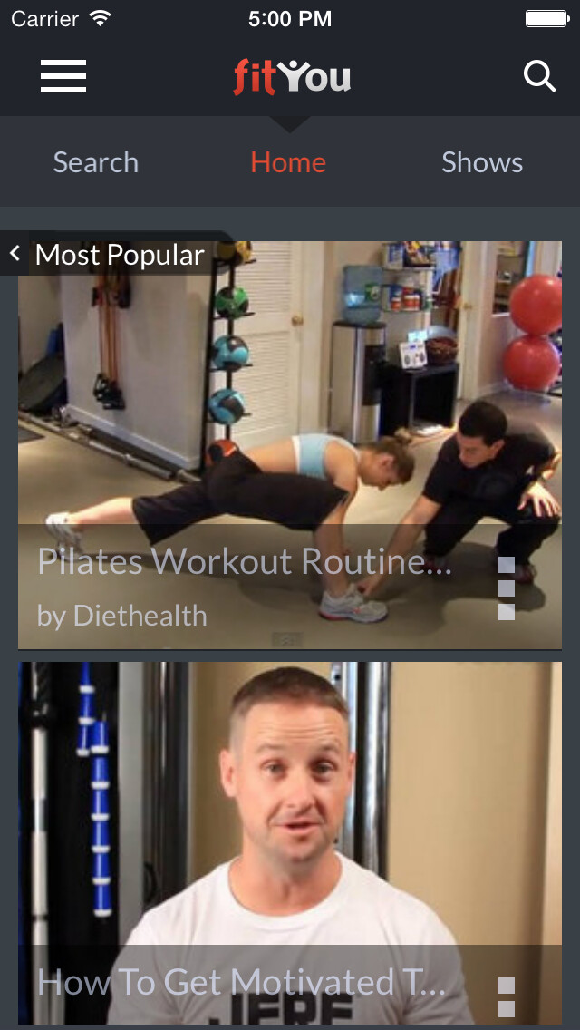 Emulate iPhone app FitYou.tv using MyAndroid