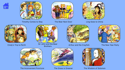 Emulate iPhone app Fitzroy Readers Books 41 to 50 using MyAndroid