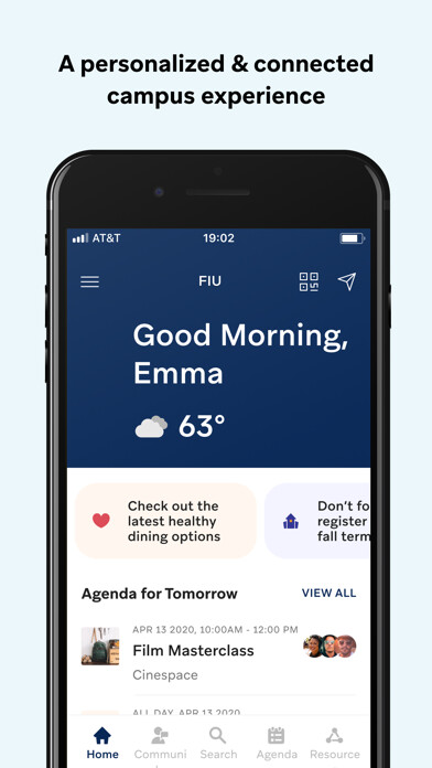 Emulate iPhone app FIU Check-In using MyAndroid