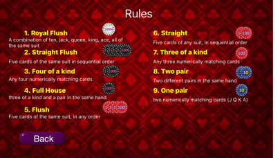Emulate iPhone app Five 5 Cards using MyAndroid