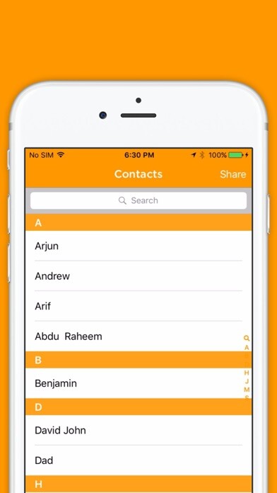 Emulate iPhone app Five Card Dialer - Etisalat using MyAndroid