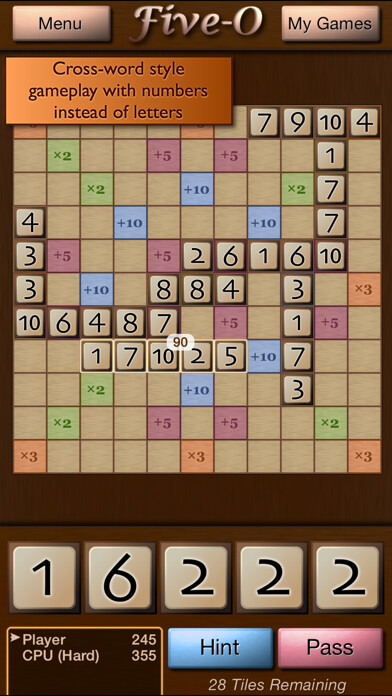 Emulate iPhone app Five-O Deluxe using MyAndroid