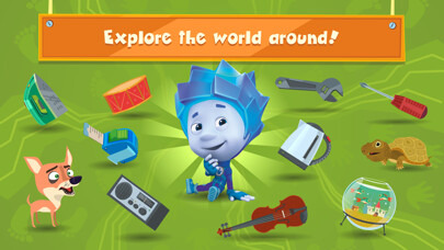 Emulate iPhone app FIXIES KIDS: Learning Games for Smart Babies Apps using MyAndroid