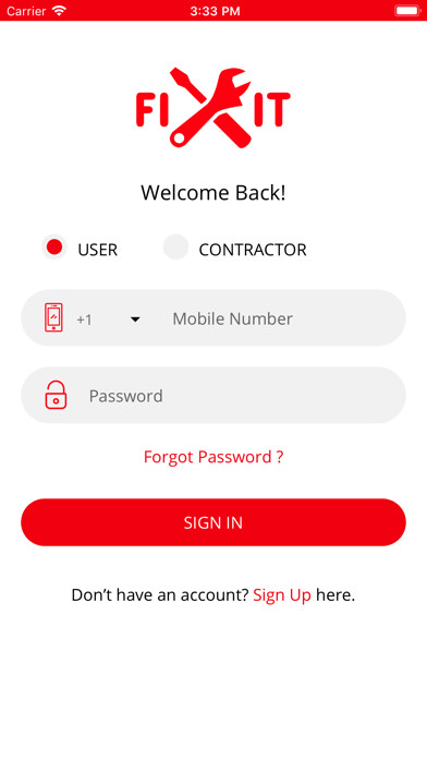 Emulate iPhone app FixIt App using MyAndroid