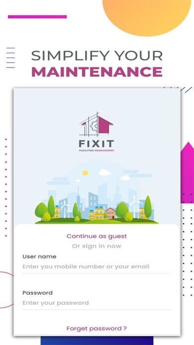 Emulate iPhone app Fixit Qatar using MyAndroid
