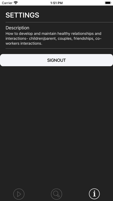 Emulate iPhone app Fix My Relationship TV using MyAndroid