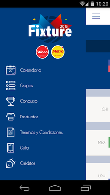 Emulate Android APK Fixture Wong y Metro 2015 Emulate Android APK Fixture Wong y Metro 2015