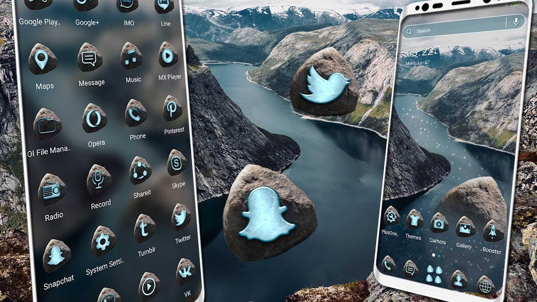 Run android online APK Fjord Valley Launcher Theme from MyAndroid or emulate Fjord Valley Launcher Theme using MyAndroid