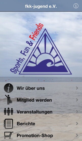 Emulate iPhone app fkk-jugend e.V. using MyAndroid