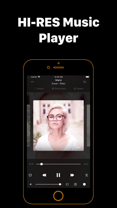 Emulate iPhone app Flacbox: Hi-Res Music Player using MyAndroid Emulate iPhone app Flacbox: Hi-Res Music Player using MyAndroid