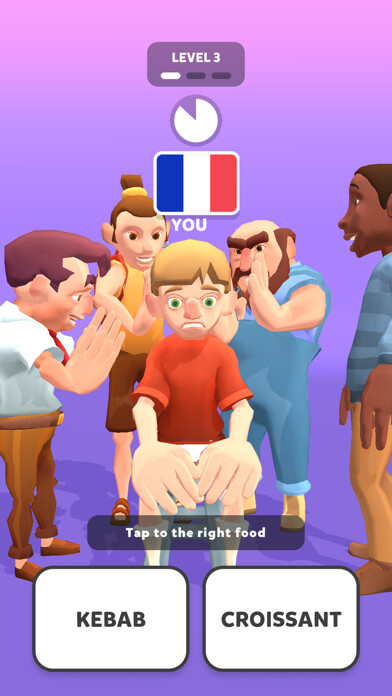 Emulate iPhone app Flag Challenge - Quiz & Slap using MyAndroid