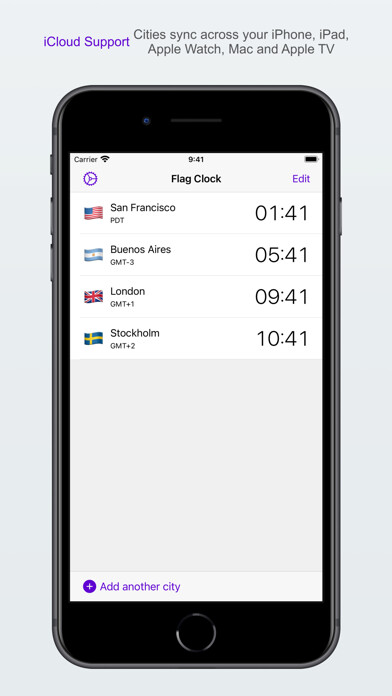 Emulate iPhone app Flag Clock using MyAndroid