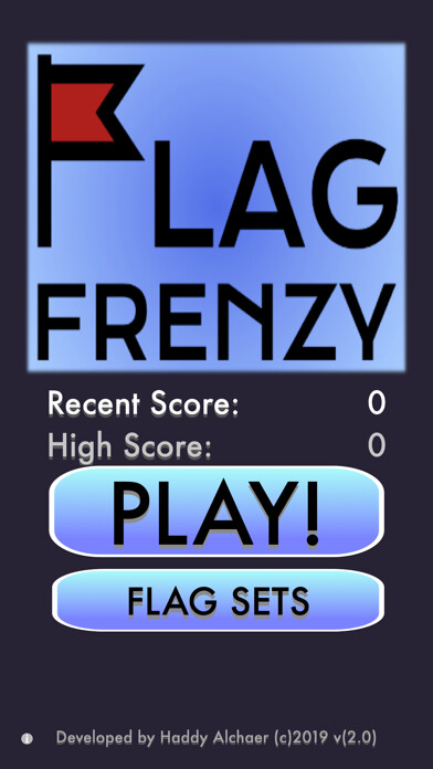 Emulate iPhone app Flag Frenzy using MyAndroid