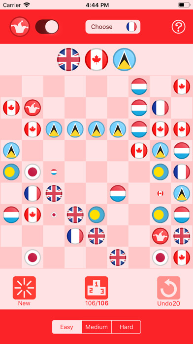 Emulate iPhone app Flag Lines using MyAndroid