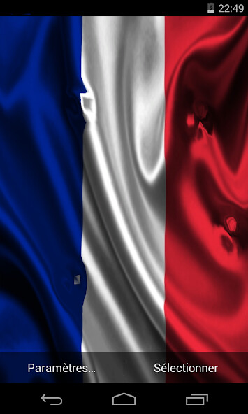 Run android online APK Flag of France Live Wallpapers from MyAndroid or emulate Flag of France Live Wallpapers using MyAndroid