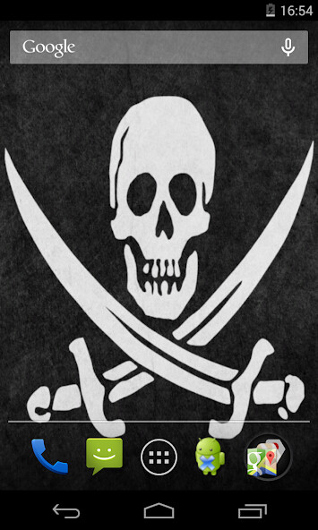 Run android online APK Flag of Pirates Live Wallpaper from MyAndroid or emulate Flag of Pirates Live Wallpaper using MyAndroid