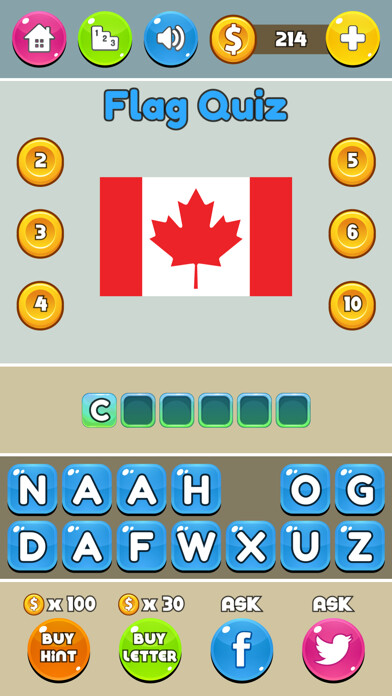 Emulate iPhone app Flag Quiz - Country Flags Test using MyAndroid Emulate iPhone app Flag Quiz - Country Flags Test using MyAndroid