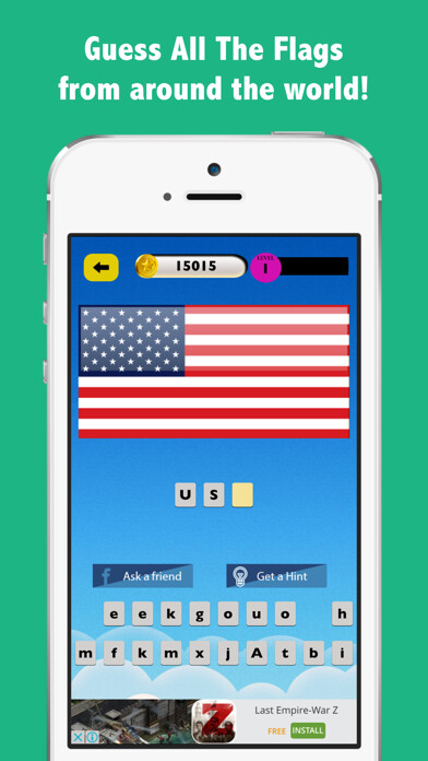Emulate iPhone app Flag Quiz - Fun with Flags - Guess the flags from around the world, Quiz, Trivia using MyAndroid Emulate iPhone app Flag Quiz - Fun with Flags - Guess the flags from around the world, Quiz, Trivia using MyAndroid