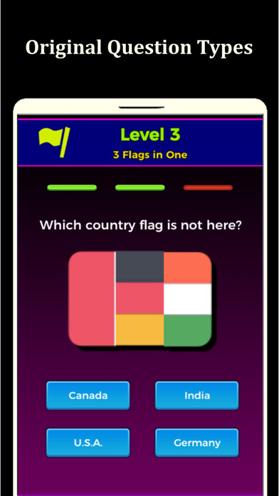 Emulate iPhone app Flag Quiz Game 2022 using MyAndroid