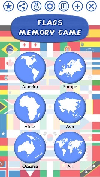 Run android online APK Flags Memory Game from MyAndroid or emulate Flags Memory Game using MyAndroid