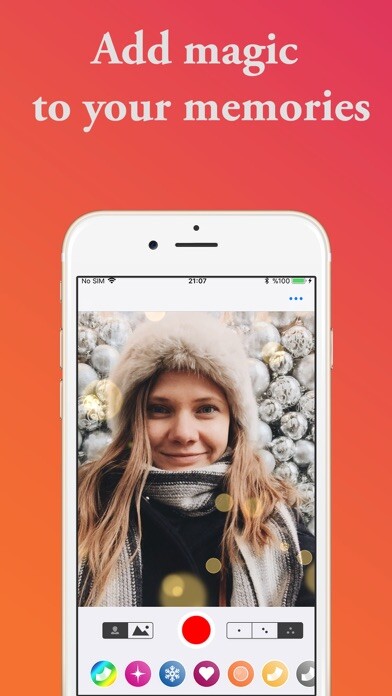 Emulate iPhone app Flakes - AR Video Effects using MyAndroid Emulate iPhone app Flakes - AR Video Effects using MyAndroid