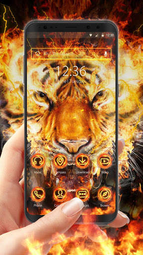 Emulate Android APK Flame Cool Tiger- APUS Launcher Free Theme Emulate Android APK Flame Cool Tiger- APUS Launcher Free Theme