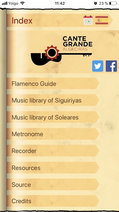 Emulate iPhone app Flamenco Cante Grande using MyAndroid Emulate iPhone app Flamenco Cante Grande using MyAndroid