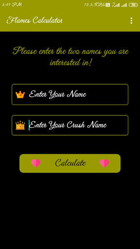 Run android online APK Flames Calculator 2021 from MyAndroid or emulate Flames Calculator 2021 using MyAndroid