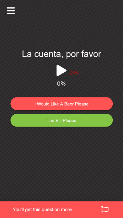 Emulate iPhone app Flamingo - Basic Spanish (SP) using MyAndroid