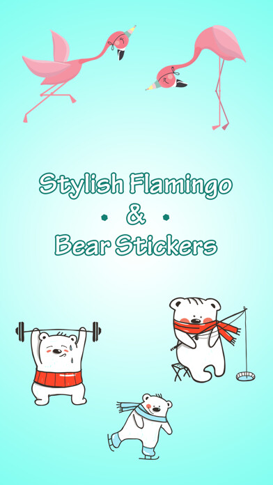 Emulate iPhone app Flamingo & Bear Stickers using MyAndroid Emulate iPhone app Flamingo & Bear Stickers using MyAndroid