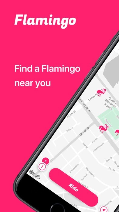 Emulate iPhone app Flamingo Scooters using MyAndroid