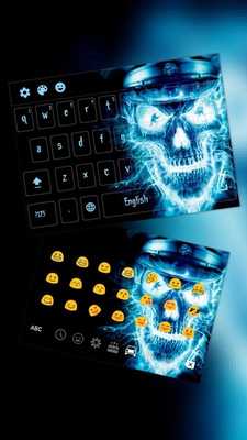 Emulate Android APK Flaming Skull Keyboard