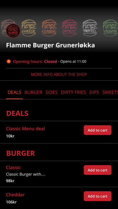 Emulate iPhone app Flamme Burger using MyAndroid Emulate iPhone app Flamme Burger using MyAndroid