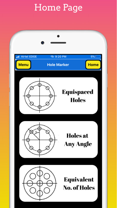 Emulate iPhone app Flange Hole Marker Pro using MyAndroid Emulate iPhone app Flange Hole Marker Pro using MyAndroid