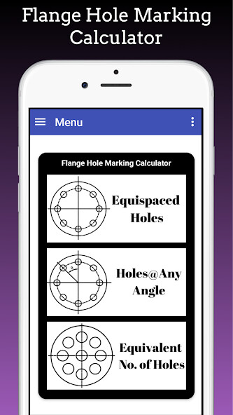 Emulate iPhone app Flange Hole Marker using MyAndroid Emulate iPhone app Flange Hole Marker using MyAndroid