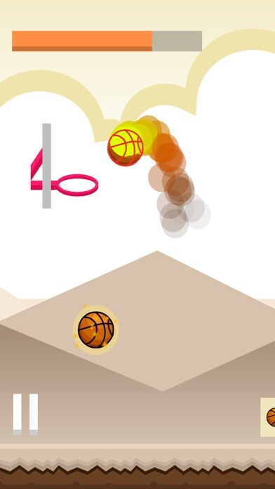 Emulate iPhone app Flappy Ball - Tap To Dunk using MyAndroid