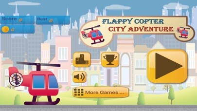 Emulate iPhone app Flappy Copter - City Adventure using MyAndroid