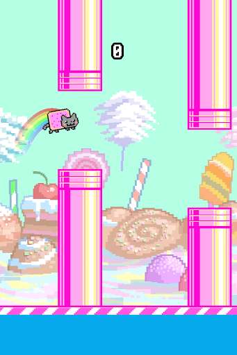 Run android online APK Flappy Nyan Cat: The flying - talking cat pet from MyAndroid or emulate Flappy Nyan Cat: The flying - talking cat pet using MyAndroid