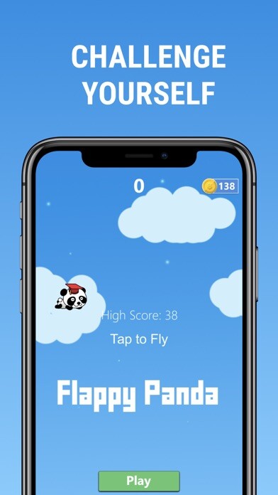 Emulate iPhone app Flappy Panda: Bear like a Bird using MyAndroid