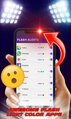Emulate Android APK Flash Alert Notification Color