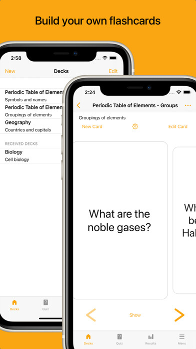 Emulate iPhone app Flashcards - Build Your Own using MyAndroid Emulate iPhone app Flashcards - Build Your Own using MyAndroid
